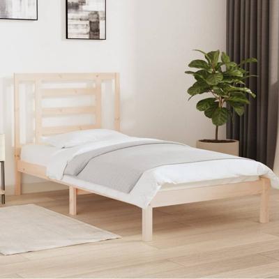 Bedframe zonder matras massief grenenhout 90x200 cm