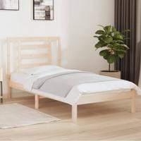 Bedframe zonder matras massief grenenhout 90x200 cm