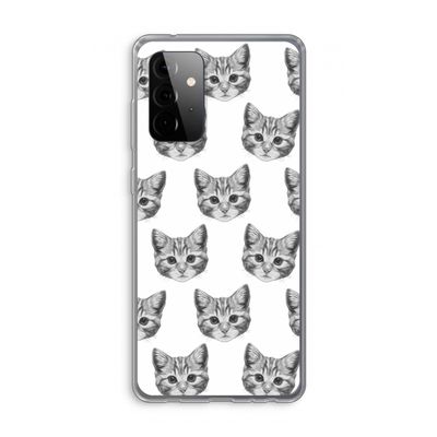 Kitten: Samsung Galaxy A72 Transparant Hoesje