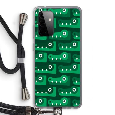 Crocs: Samsung Galaxy A72 5G Transparant Hoesje met koord