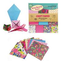 Toi-Toys Knutselpapierset 100 bedrukte vellen 20x20cm Toi-Toys Knutselpapierset 100 bedrukte vellen 20x20cm
