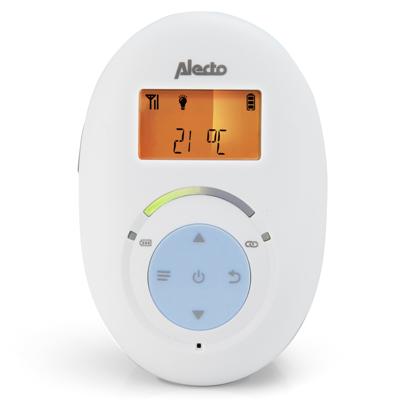 Alecto DBX-112 - Full Eco DECT babyfoon met display, wit/blauw