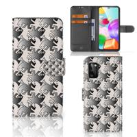 Samsung Galaxy A41 | Telefoonhoesje | Met pasjeshouder | Salamander Grey