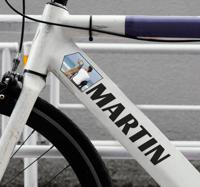 Fietssticker aanpasbare afbeelding - thumbnail