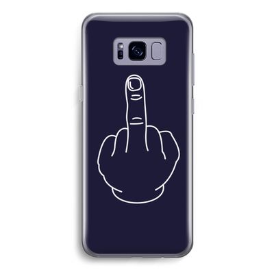 F**k U: Samsung Galaxy S8 Transparant Hoesje