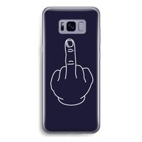 F**k U: Samsung Galaxy S8 Transparant Hoesje