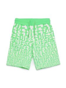 Diesel Kids short de sport Pshortgram en coton - Vert