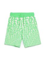 Diesel Kids short de sport Pshortgram en coton - Vert