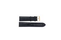 Horlogeband Tissot T1166173604100 / T600044574 Leder Blauw 22mm