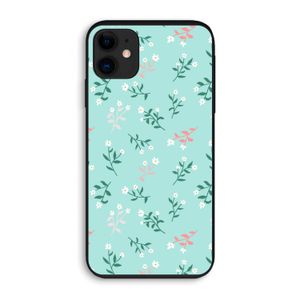 Small white flowers: iPhone 11 Biologisch afbreekbaar hoesje