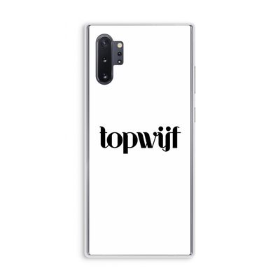 Topwijf Wit: Samsung Galaxy Note 10 Plus Transparant Hoesje