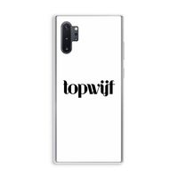 Topwijf Wit: Samsung Galaxy Note 10 Plus Transparant Hoesje