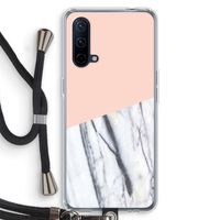 A touch of peach: OnePlus Nord CE 5G Transparant Hoesje met koord
