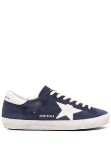 Golden Goose baskets Super-Star en daim - Bleu