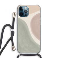 Geo #6: iPhone 12 Pro Transparant Hoesje met koord