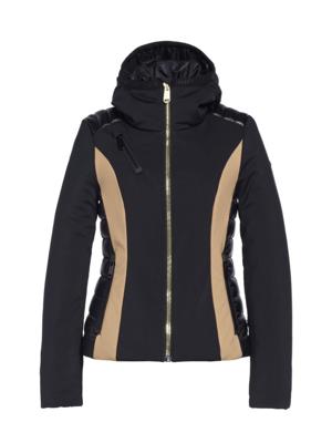 Goldbergh Classy Dames Wintersportjas Black/Latte 42