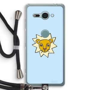 Kleine leeuw: Sony Xperia XZ2 Compact Transparant Hoesje met koord