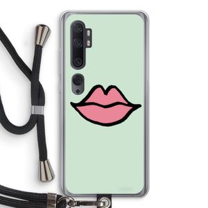Kusje: Xiaomi Mi Note 10 Transparant Hoesje met koord