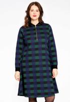 Yoek Jurk rits TARTAN | Groen | Maat 38/40 Yoek Jurk rits TARTAN | Groen | Maat 38/40