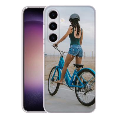 TPU Back Cover Hoesje Maken voor de Samsung Galaxy S24 | Eigen telefoonhoesje ontwerpen | Op maat gemaakt