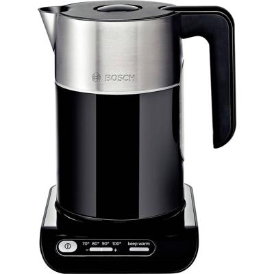 Bosch Wasserkocher 1,5L Styline schwarz Waterkoker Zwart