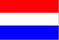 Nederlands vlag 60 x 90 cm rood/wit/blauw