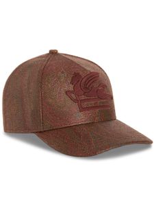 ETRO casquette à motif cachemire - Rouge