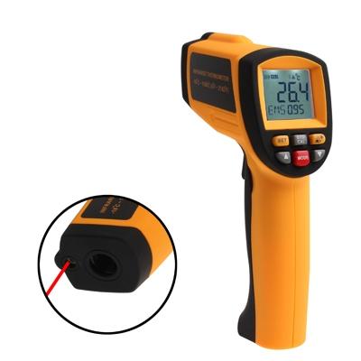 Infrarood Thermometer temperatuur bereik:-18-1150 graden Celsius(Orange)