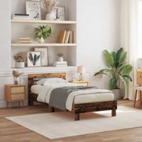Bedframe Oud hout 90 x 190 cm Bewerkt hout