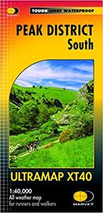 Wandelkaart Peak District Zuid | Harvey Maps