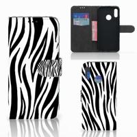 Honor 10 Lite | Telefoonhoesje | Met pasjeshouder | Zebra