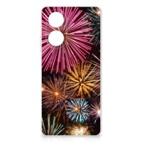 OPPO A58 4G | Sillicone Back Cover | Vuurwerk