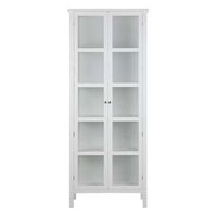 Vitrine Liza - wit - 210x80x35,5 cm