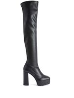 Giuseppe Zanotti bottes Morgana 120 mm - Noir - thumbnail