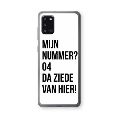 Da ziede van hier: Samsung Galaxy A31 Transparant Hoesje