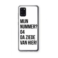 Da ziede van hier: Samsung Galaxy A31 Transparant Hoesje