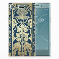 Sony Xperia XZ1 Compact | TPU Case | Beige Flowers