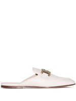 Tod's mules Sabot en cuir - Blanc