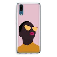 Yellow glasses: Huawei P20 Transparant Hoesje