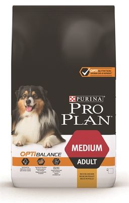 Pro Plan plan dog adult medium kip / rijst