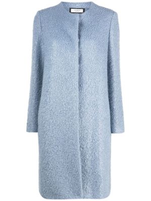 Peserico manteau à fermeture dissimulée - Bleu