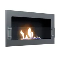Texas - Stalen bio-ethanol wandhaard