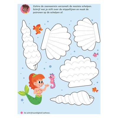 Deltas Oefenboek afwasbaar papier ik leer al schrijven (6-7 j.)