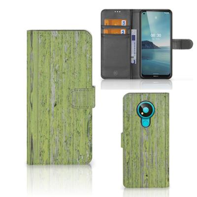 Nokia 3.4 | Book Style Case | Green Wood