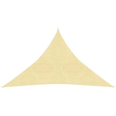 VidaXL Zonnezeil 160 g/m² 5x5x6 m hdpe beige