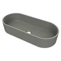 Arcqua Case waskom ovaal 60x26 mat beton WAS241993 Arcqua Case waskom ovaal 60x26 mat beton WAS241993