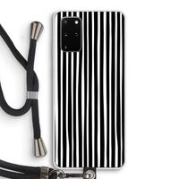 Stripes: Samsung Galaxy S20 Plus Transparant Hoesje met koord