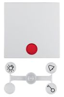 16211909  - Cover plate for switch/push button white 16211909 - thumbnail