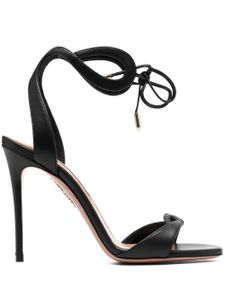 Aquazzura sandales à bout ouvert 105 mm - Noir