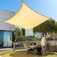 Rechthoekige schaduwluifel Shazail InnovaGoods 2 x 3 m Kleur Beige